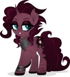 Size: 4944x5439 | Tagged: safe, artist:inaactive, oc, oc only, oc:velvet delight, pony, unicorn, absurd resolution, female, mare, simple background, solo, transparent background