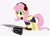 Size: 820x594 | Tagged: safe, fluttershy, pegasus, pony, g4, boombox, clothes, female, headphones, leg warmers, mare, simple background, smiling, solo, white background