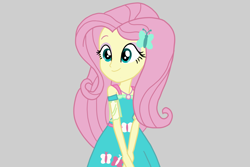 Size: 3000x2000 | Tagged: safe, artist:yuuta420, fluttershy, equestria girls, g4, clothes, cute, daaaaaaaaaaaw, female, high res, show accurate, shyabetes