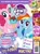 Size: 590x788 | Tagged: safe, applejack, pinkie pie, rainbow dash, sunny starscout, earth pony, pegasus, pony, g4, g5, official, apple, apple tree, applejack's hat, barcode, cherry, cowboy hat, female, food, hat, ice cream, magazine, magazine cover, mare, my little pony logo, notepad, polish, text, tree