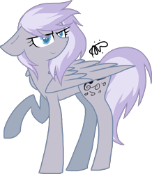 Size: 1073x1233 | Tagged: safe, artist:gallantserver, oc, oc only, oc:amethyst strike, pegasus, pony, female, mare, offspring, parent:cloudchaser, parent:thunderlane, parents:thunderchaser, simple background, solo, transparent background