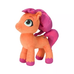 Size: 1500x1500 | Tagged: safe, sunny starscout, earth pony, pony, g5, official, female, irl, mare, merchandise, photo, pillow, plushie, simple background, solo, toy, white background