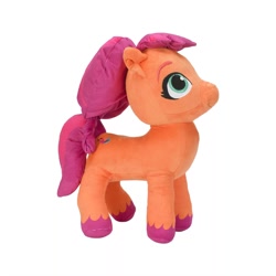 Size: 1500x1500 | Tagged: safe, sunny starscout, earth pony, pony, g5, official, female, irl, mare, merchandise, photo, pillow, plushie, simple background, solo, toy, white background