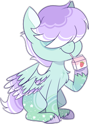 Size: 1553x2154 | Tagged: safe, artist:jetjetj, oc, oc only, pegasus, pony, hair over eyes, simple background, solo, transparent background