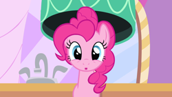 Size: 1920x1080 | Tagged: safe, screencap, pinkie pie, earth pony, pony, g4, season 1, the best night ever, cute, diapinkes, female, looking at you, mare, solo