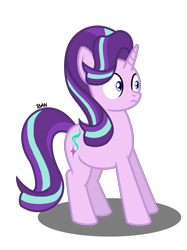 Size: 1916x2555 | Tagged: safe, artist:banquo0, starlight glimmer, pony, unicorn, g4, female, frown, mare, oops, shocked, simple background, solo, surprised, transparent background, wide eyes