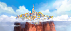 Size: 700x305 | Tagged: safe, g5, my little pony: a new generation, official, city, cloud, concept art, no pony, zephyr heights