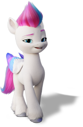 Size: 523x802 | Tagged: safe, zipp storm, pegasus, pony, g5, my little pony: a new generation, official, female, looking at you, mare, shadow, simple background, solo, stock render, transparent background