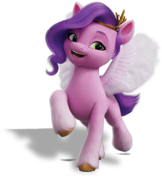 Size: 660x728 | Tagged: safe, pipp petals, pegasus, pony, g5, my little pony: a new generation, official, female, looking at you, mare, shadow, simple background, solo, stock render, transparent background