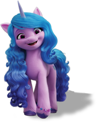 Size: 538x681 | Tagged: safe, izzy moonbow, pony, unicorn, g5, my little pony: a new generation, official, female, looking at you, mare, shadow, simple background, solo, stock render, transparent background
