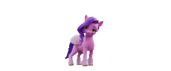Size: 2048x858 | Tagged: safe, pipp petals, pegasus, pony, g5, my little pony: a new generation, official, adorapipp, animated, cute, female, gif, mare, rotating, shadow, simple background, solo, spinning, transparent background, turnaround