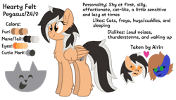 Size: 2000x1133 | Tagged: safe, artist:froyo15sugarblast, oc, oc:airin sparkle, oc:hearty felt, pegasus, pony, airifelt, cutie mark, female, implied lesbian, mare, not a cat pony, not a tomboy, reference sheet, simple background, transparent background