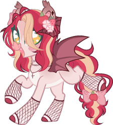 Size: 570x633 | Tagged: safe, artist:mourningfog, oc, oc only, pony, bow, simple background, solo, tail bow, transparent background
