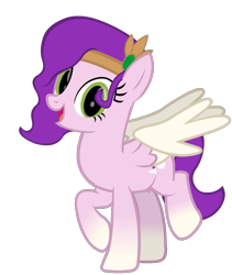 Size: 911x1080 | Tagged: safe, artist:thunder-blur, pipp petals, pegasus, pony, g4, g5, my little pony: a new generation, g5 to g4, generation leap, simple background, solo, transparent background