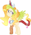 Size: 7641x8480 | Tagged: safe, artist:shootingstarsentry, oc, oc only, oc:andromeda, hybrid, absurd resolution, crown, female, interspecies offspring, jewelry, offspring, parent:discord, parent:princess celestia, parents:dislestia, regalia, simple background, solo, transparent background