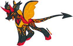 Size: 1813x1155 | Tagged: safe, artist:shadowmonstudios, oc, oc only, changedling, changeling, changedling oc, changeling oc, male, simple background, solo, transparent background