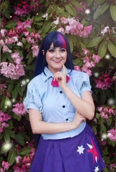 Size: 724x1073 | Tagged: safe, artist:sarahndipity cosplay, twilight sparkle, human, equestria girls, g4, clothes, cosplay, costume, irl, irl human, photo