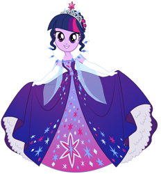 Size: 1112x1200 | Tagged: safe, artist:sapphiregamgee, twilight sparkle, equestria girls, g4, clothes, commission, curtsey, cute, dress, fashion, female, gown, looking at you, petticoat, princess, simple background, smiling, smiling at you, solo, transparent background, twiabetes