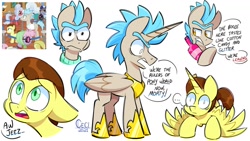 Size: 1200x675 | Tagged: safe, artist:wutanimations, screencap, pony morty, pony rick, alicorn, earth pony, pony, g4, grannies gone wild, alcohol, alicornified, booze, colt, duo, duo focus, foal, male, male alicorn, morty smith, multeity, open mouth, ponified, race swap, reference, rick and morty, rick sanchez, rule 85, shrunken pupils, signature, speech bubble, stallion, xk-class end-of-the-world scenario
