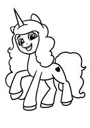 Size: 2480x3508 | Tagged: safe, izzy moonbow, g5, official, coloring page, cork & chroma, high res, outline