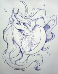 Size: 1570x2000 | Tagged: safe, artist:dementra369, princess luna, alicorn, pony, g4, female, mare, moon, solo, traditional art