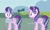 Size: 1334x808 | Tagged: safe, artist:forgalorga, starlight glimmer, alicorn, pony, starlight's world, g4, alicornified, breaking the fourth wall, duality, looking at you, magic, race swap, sign, starlicorn, xk-class end-of-the-world scenario