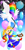 Size: 2834x5669 | Tagged: safe, artist:schokocream, oc, oc only, oc:lightning bliss, alicorn, human, pony, alicorn oc, balloon, duo, female, flying, gradient background, horn, mare, multicolored hair, rainbow brite, rainbow hair, wings