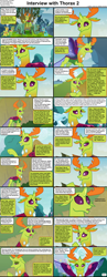 Size: 1282x3304 | Tagged: safe, edit, edited screencap, screencap, arista, clypeus, cornicle, thorax, changedling, changeling, comic:celestia's servant interview, g4, to change a changeling, triple threat, caption, comic, cs captions, female, grass, interview, king thorax, looking at you, male, mountain, onomatopoeia, screencap comic, text, throne