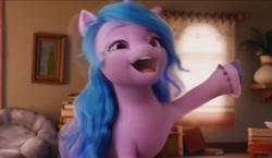 Size: 1981x1148 | Tagged: safe, screencap, izzy moonbow, g5, my little pony: a new generation, 3d, faic, great moments in animation, open mouth, solo