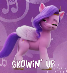 Size: 720x788 | Tagged: safe, edit, edited screencap, screencap, pipp petals, pegasus, pony, g5, my little pony: a new generation, 3d, adorapipp, cute, female, looking at you, mare, solo, text edit