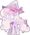 Size: 1852x2178 | Tagged: safe, artist:jetjetj, oc, oc only, oc:lunaris stellar, pony, unicorn, chibi, female, hat, mare, simple background, solo, transparent background, witch hat