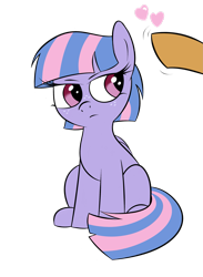 Size: 1897x2589 | Tagged: safe, artist:plot, wind sprint, pegasus, pony, g4, female, filly, floating heart, freckles, heart, offscreen character, ponybooru import, simple background, sitting, transparent background, unamused