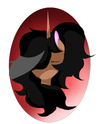 Size: 953x1171 | Tagged: safe, artist:aonairfaol, oc, oc only, pony, unicorn, bust, eyes closed, hair over one eye, simple background, solo, transparent background