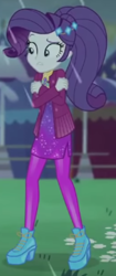 Size: 250x598 | Tagged: safe, screencap, rarity, equestria girls, g4, inclement leather, cropped, low quality, lowres, solo