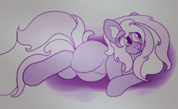 Size: 1163x714 | Tagged: safe, artist:hrtes, oc, oc only, pony, female, lying down, solo
