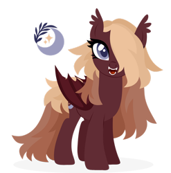 Size: 1600x1619 | Tagged: safe, artist:kabuvee, oc, oc only, bat pony, pony, bat wings, ear tufts, eyelashes, female, folded wings, hair over one eye, long mane, mare, open mouth, open smile, shadow, simple background, smiling, solo, standing, transparent background, wings