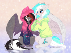 Size: 4520x3400 | Tagged: safe, artist:krissstudios, oc, oc only, pegasus, pony, clothes, female, hoodie, mare