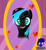 Size: 3840x4154 | Tagged: safe, artist:damlanil, oc, oc only, oc:nightlight aura, pegasus, pony, blushing, carousel boutique, commission, cute, happy, heart, heart eyes, looking at you, mirror, open mouth, simple background, smiling, solo, vector, wingding eyes