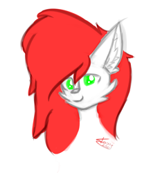 Size: 1470x1592 | Tagged: safe, oc, oc only, pony, bust, cheek fluff, colored sketch, cute, ear fluff, fluffy, male, no pupils, simple background, smiling, solo, stallion, white background