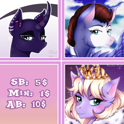 Size: 2000x2000 | Tagged: safe, artist:rain6ow6rush, alicorn, bat pony, changeling, earth pony, kirin, pegasus, pony, siren, unicorn, yak, zebra, high res, solo