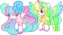 Size: 1643x927 | Tagged: safe, artist:kurosawakuro, oc, oc only, alicorn, pegasus, pony, base used, colored wings, female, gradient wings, mare, multicolored wings, simple background, transparent background, wings