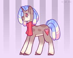 Size: 2500x2000 | Tagged: safe, artist:buy_some_apples, oc, oc only, pony, unicorn, clothes, dreadlocks, high res, scarf