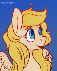 Size: 2000x2500 | Tagged: safe, artist:buy_some_apples, oc, oc only, pegasus, pony, bust, high res, portrait
