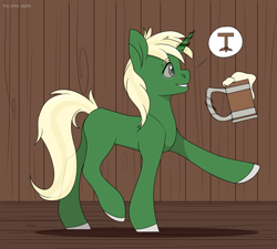 Size: 3000x2700 | Tagged: safe, artist:buy_some_apples, oc, oc only, pony, unicorn, alcohol, beer, high res, table