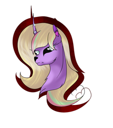 Size: 2032x2296 | Tagged: safe, artist:aonairfaol, oc, oc only, pony, unicorn, bust, high res, horn, simple background, solo, transparent background, unicorn oc