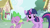 Size: 1920x1080 | Tagged: safe, screencap, spike, twilight sparkle, dragon, pony, unicorn, friendship is magic, g4, season 1, 1080p, animation error, cute, day, double, duo, eyes closed, female, male, mare, outdoors, ponyville, smiling, twiabetes, unicorn twilight