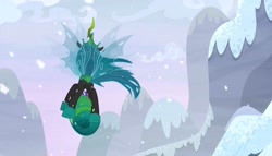 Size: 1452x828 | Tagged: safe, screencap, queen chrysalis, starlight glimmer, changeling, g4, season 9, the ending of the end, cocoon, ultimate chrysalis