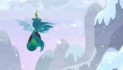 Size: 1454x828 | Tagged: safe, screencap, queen chrysalis, changeling, g4, season 9, the ending of the end, cocoon, ultimate chrysalis