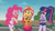 Size: 3410x1920 | Tagged: safe, screencap, pinkie pie, sci-twi, sunset shimmer, twilight sparkle, equestria girls, g4, my little pony equestria girls: better together, x marks the spot, beach, belly button, clothes, crying, cutie mark, cutie mark on clothes, female, food, geode of empathy, geode of sugar bombs, geode of telekinesis, glasses, high res, jewelry, magical geodes, necklace, one-piece swimsuit, open mouth, pinkie pie swimsuit, ponytail, sarong, sci-twi swimsuit, sleeveless, sunset shimmer's beach shorts swimsuit, sushi, swimsuit, tears of pain, wasabi