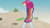 Size: 3410x1920 | Tagged: safe, screencap, rainbow dash, human, aww... baby turtles, equestria girls, g4, my little pony equestria girls: better together, beach, cap, clothes, female, hat, high res, rainbow dash's beach shorts swimsuit, shovel, sleeveless, solo, swimsuit